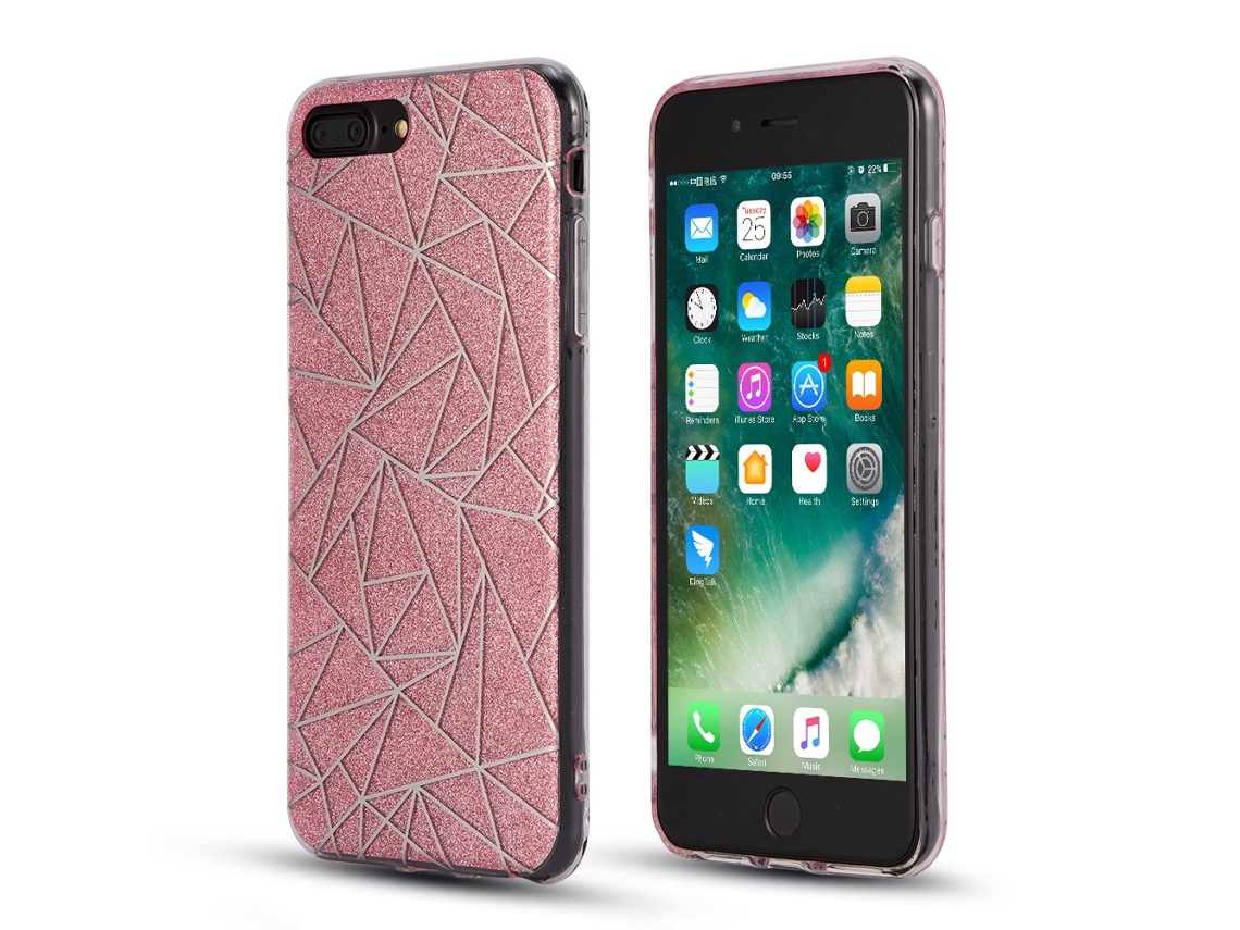 Capa LAXISCREED Iphone 8 Plus Electroplatada Fina