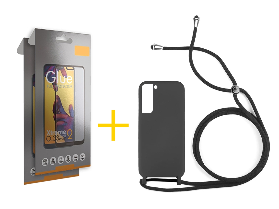 Conjunto de Películas de Ecrã para Samsung Galaxy A25 GANDY Vidro Temperado Preto (2un)