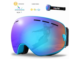 Óculos de Esqui Óculos de Neve para Snowboard para Homens, Mulheres, Adultos e Jovens Antiembaçante, Proteção Uv 100% Estilo 1 BRILVIBERA
