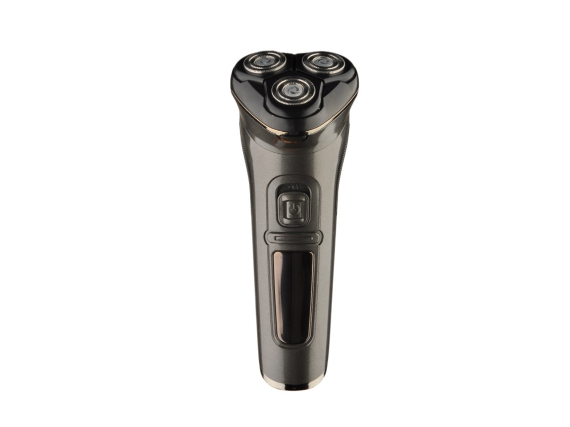 Barbeador Elétrico Masculino Recarregável À Prova Dágua Ipx7 Com Aparador Pop Up, Barba Úmida Ou Seca, Verde