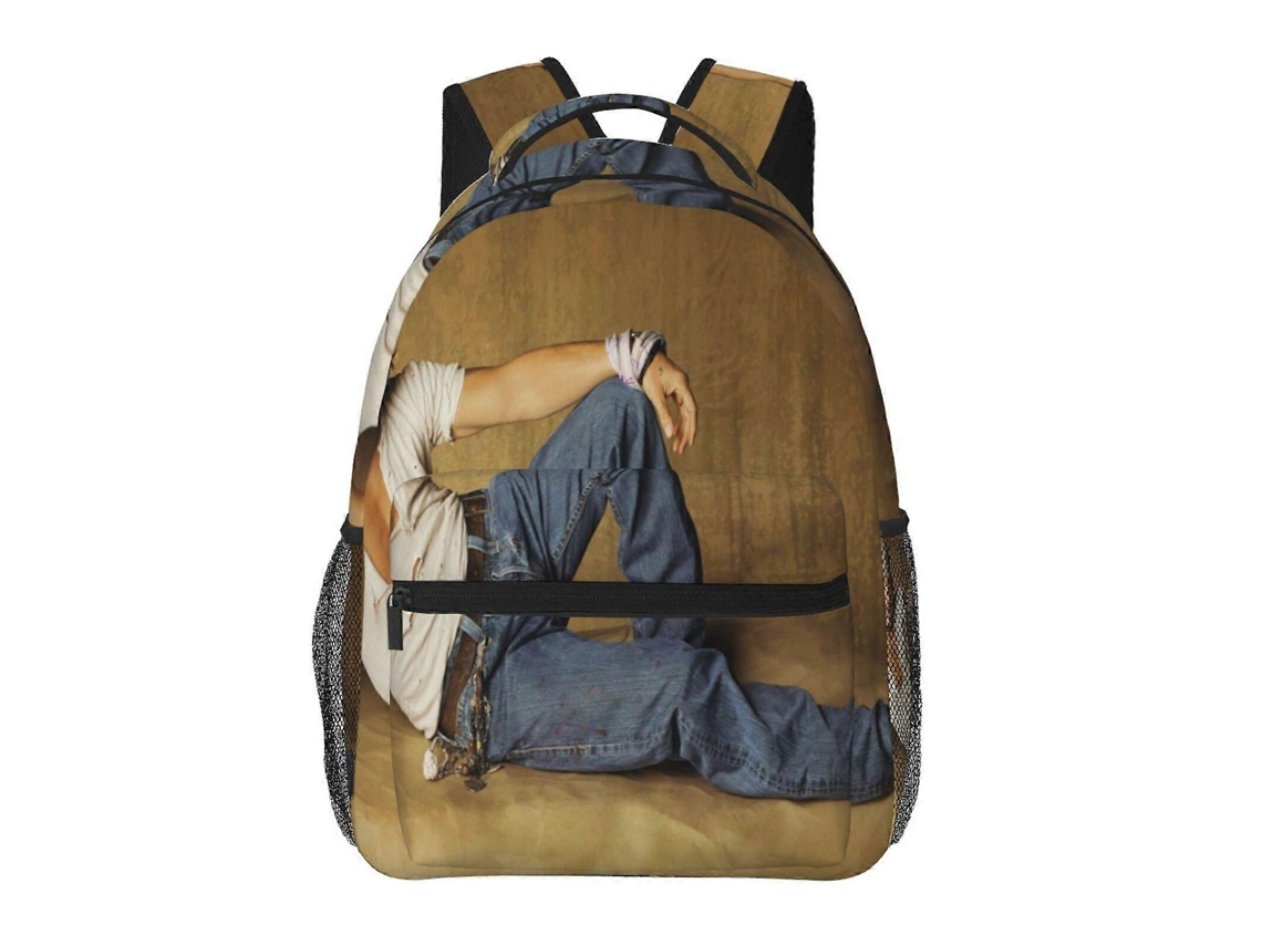 Mochila Johnny Depp B55 Para Estudantes, Leve E Resistente, Impermeável E Com Alça De Ombro Ajustável.