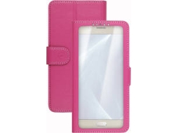 Capa Universal até 5.5'' CELLY Unica View Rosa