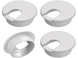 Cabocondutor Preto - Cabocondutor 50mm - Cabocondutor Para Escritório - Organizador De Cabos - Resistente Ao Abs - Instalação Fácil