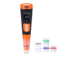Medidor De Ph Digital Vevor – Medidor Multifuncional De Ph, Condutividade E Tds