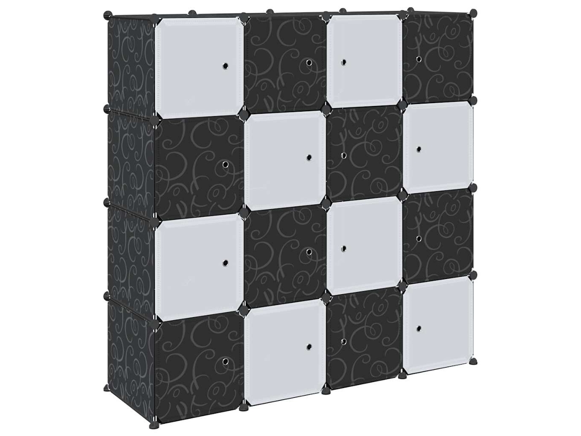 Storage Cube Organiser, Storage Cube Organisers Vidaxl Branco Polipropileno