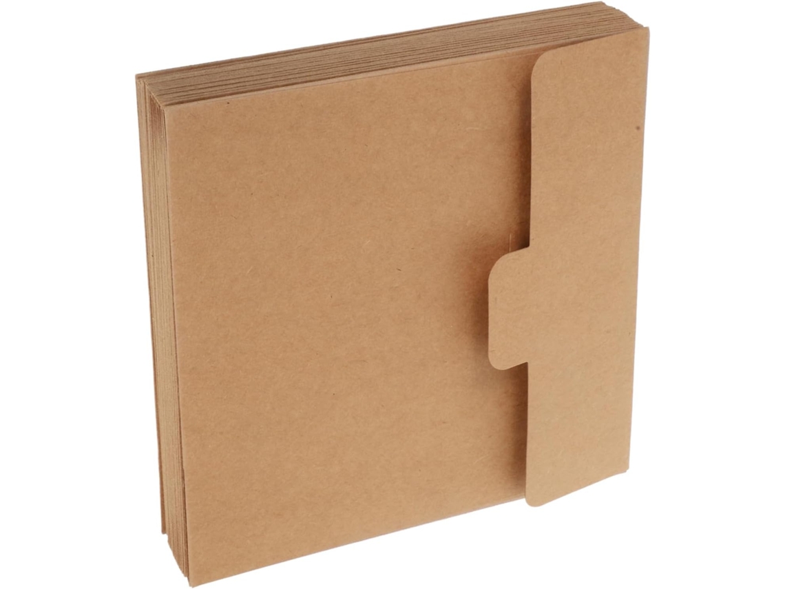 Lote De 20 Envelopes Carrées Em Papel Kraft Para Scrapbooking E Organização, Uso Polivalente, Fácil Formato