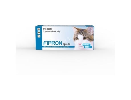 Fipron 50 mg spot on para gatos 3 × 0,5 ml Bioveta