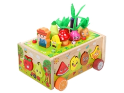 Brinquedo De Jardim Montessori Em Madeira Para Bebés Dos 1 Aos 3 Anos, Desenvolvimento Da Coordenação Motora Fina Hexinyigjly
