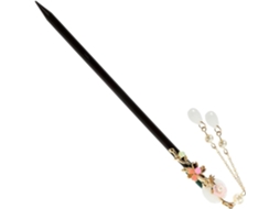 Palitos De Cabelo De Madeira E Jade Para Coques Femininos, Presente Para O Dia Dos Namorados
