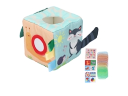 Brinquedo Caixa De Lenços Para Bebês, Caixa Sensorial Para Bebês E Crianças, Brinquedo Sensorial Para Bebês