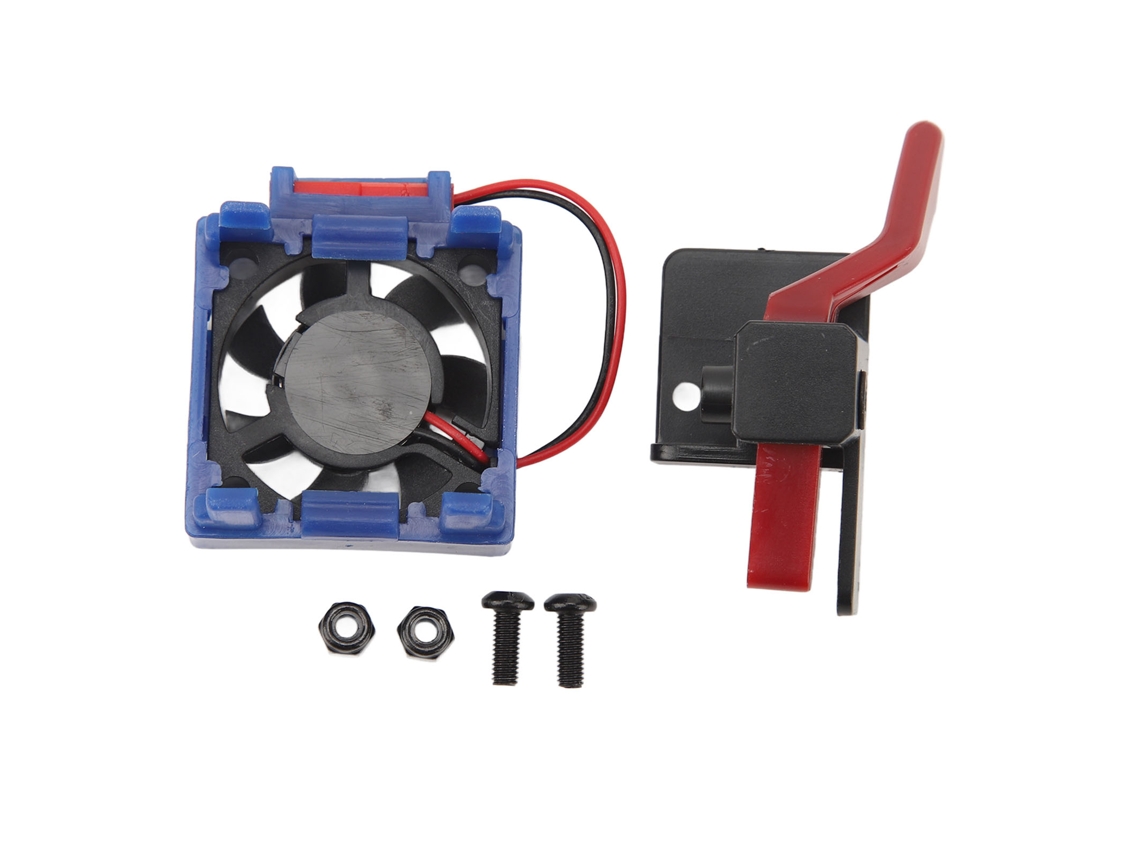 Conjunto Cooler e Botão Reset Esc para Traxxas Vxl 3s