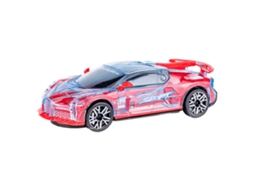 Brinquedos para Carros Brinquedos Iluminados para Crianças com Led Piscante Carros de Brinquedo para Meninos de 3 Anos -Vermelho JEDBESETZT