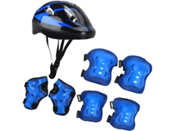 Kit com 7 capacetes infantis Harilla resistente confortável alta qualidade PU PVC