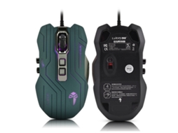 Mouse Gamer (3200dpi Programável) Luom G5 Mouse Gamer Com Fio Programável (verde)