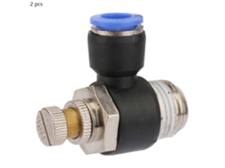 2pcs Regulador De Fluxo De Ar Pneumático Válvula Conexão Rápida Sl10-04