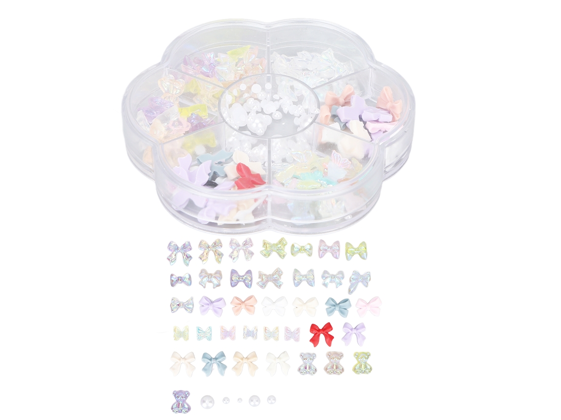 Decoração De Unhas Em Resina Fashionável 3d Brilhante Ornamentos Diy Para Unhas Presente Bonito