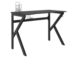 Secretária para jogos MAISON EXCLUSIVE com pernas em forma de K vermelha (110x60x75 cm)