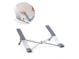 Suporte Dobrável E Ajustável Para Laptop, Prata Slowmoose