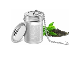 1 Infusor De Chá, Filtro De Chá Malha Fina Em Aço Inoxidável 304