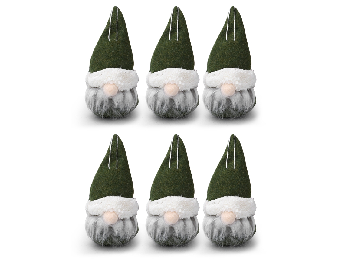 Laxiscreed Kit De 6 Bonecos Natalinos Com Árvores Decorativas Para Decoração De Natal