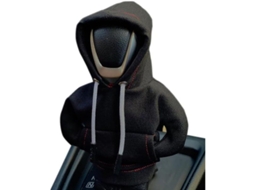 Capuz Para Manopla De Marchas De Carro Em Algodão Durável Com Design Personalizado Universal Preto