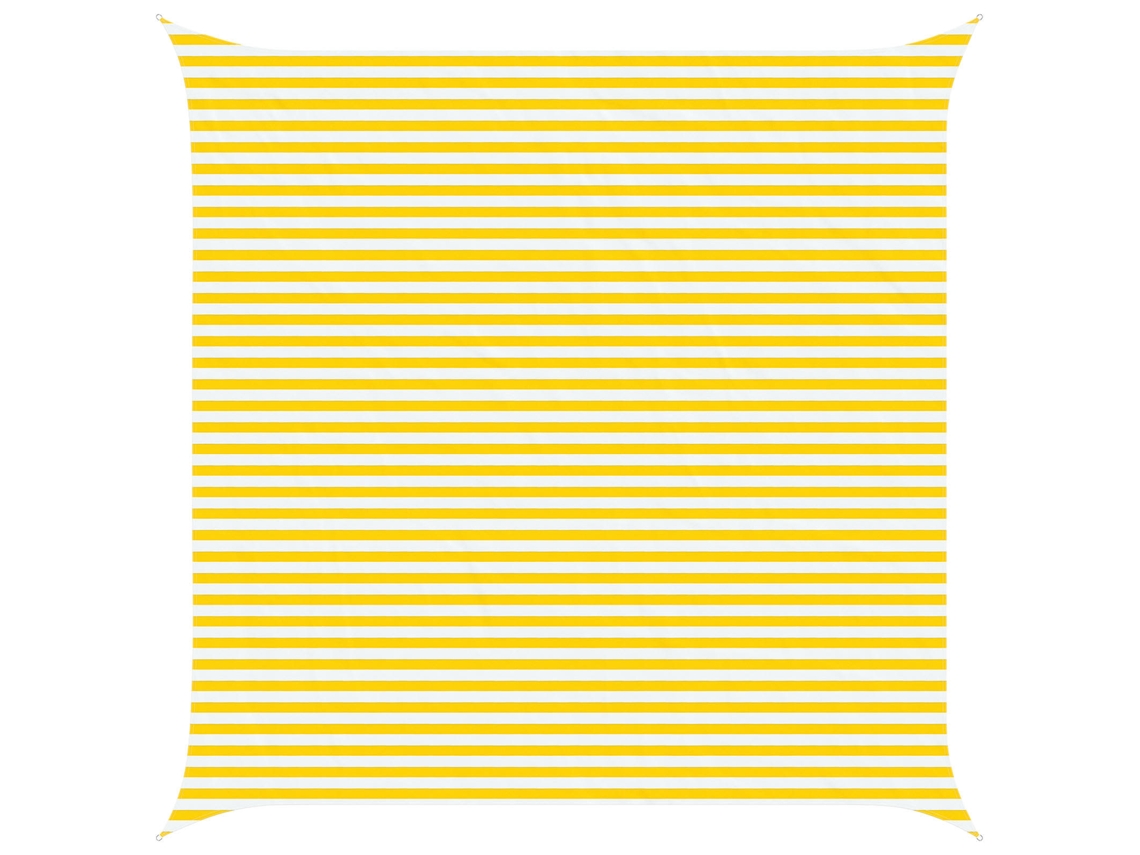 Conjunto 1 Sombra De Sol Vidaxl Amarelo Poliéster (5 X 5 M)
