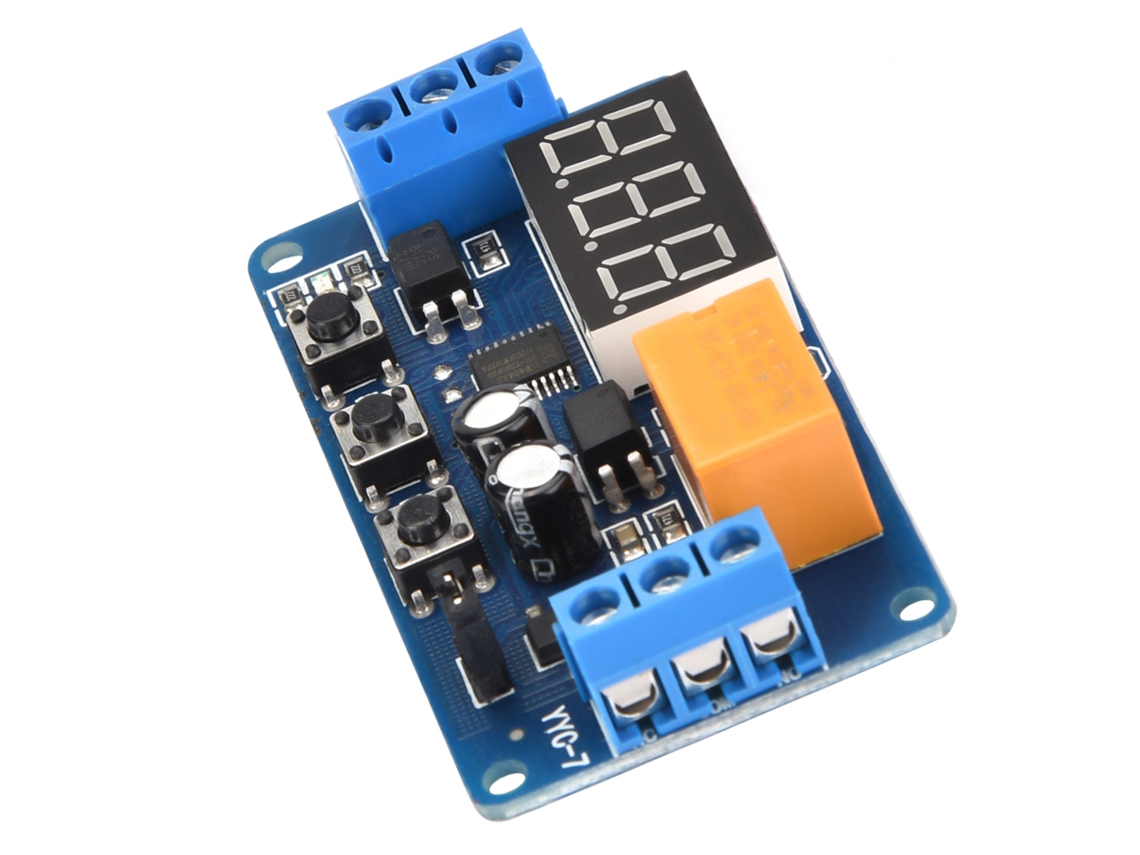 Módulo De Relé Timer Ajustável Com Interruptor