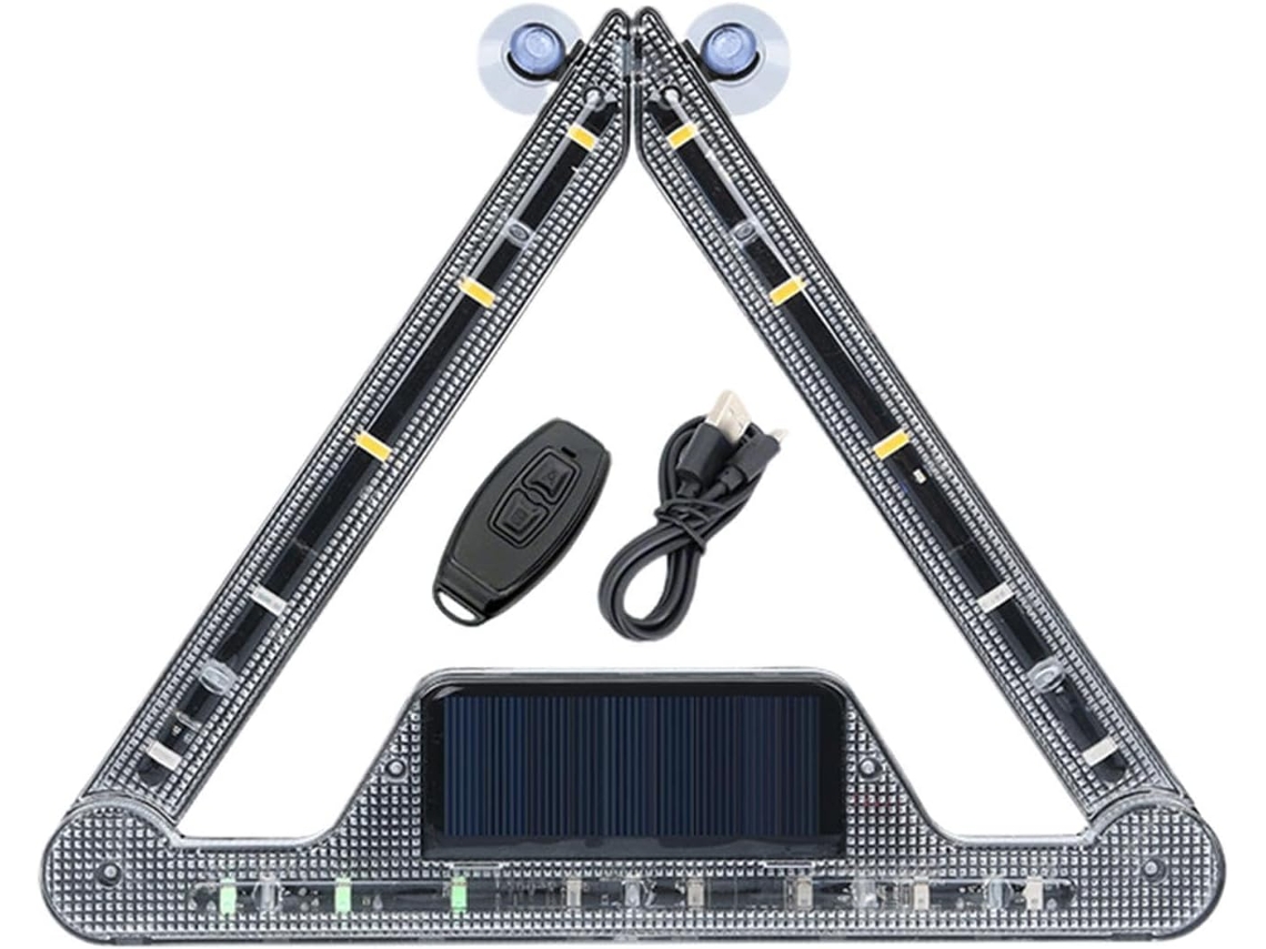 Luzes Intermitentes Para Veículos, Luz Triangular De Advertência Com