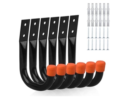 Bicicletas Gancho de Parede para Bicicleta de Montanha Gancho de Parede para Armazenamento de Bicicletas Suporte para Pendurar Suporte de Parede para Bicicletas Cor Laranja Eluaihy