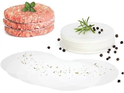 Conjunto De 500 Folhas De Papel Antiaderente Para Prensar Bife Diâmetro 11 Cm Ideal Para Cozinhar Bifes Moídos E Preparar Hambúrgueres Aquaforge