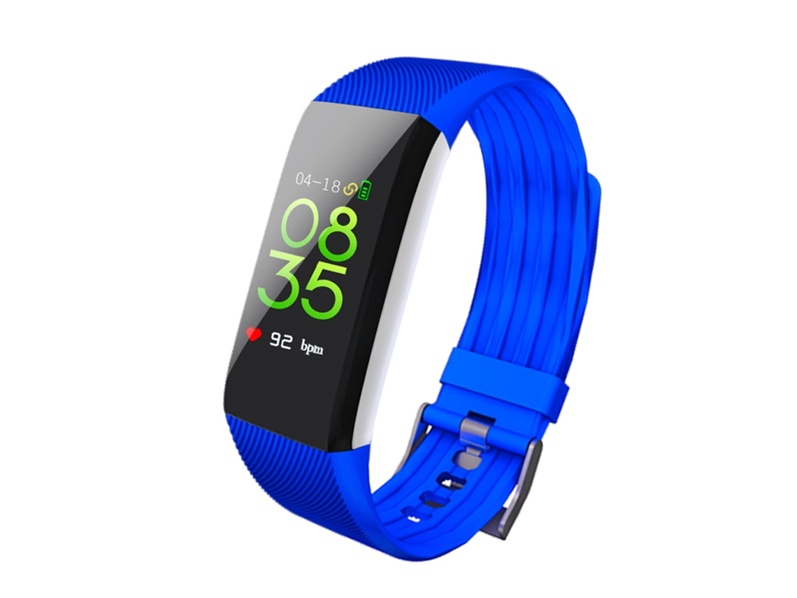 Pulseira inteligente EOOCOO com monitoramento contínuo de frequência cardíaca e Bluetooth