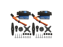 Servo Digital Spt 4412lv Azul 12kg Metal Para Carros E Barcos Rc 1/10 Com Braço E Acessórios