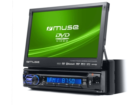 Autorrádio Multimédia MUSE M-728 DR — Bluetooth | USB | CD/DVD | 160W
