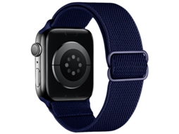 Bracelete Para Apple Watch 42/44/45/46/49mm Azul Escuro Cuich