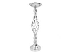 Suporte De Velas Decorativo Laxiscreed Prata Para Ambientes Elegantes E Sofisticados