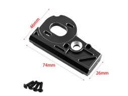 Base De Motor Metal Para Axial Scx10 Pro Carro Controle Remoto 1/10 Peças De Upgrade Com Dissipador De Calor