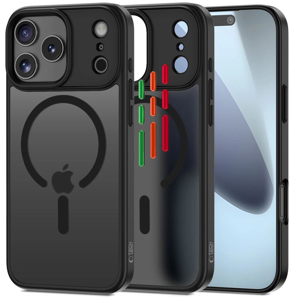 Conjunto De 4 Capas Protetoras Tech-protect Magmat Xt Magsafe Para Iphone 17 Pro Max