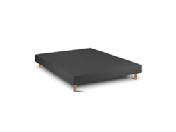 Sommier Madeira 15 Preto  Pés Redondos 190 X 140 Cm Altura 30 Cm Indream