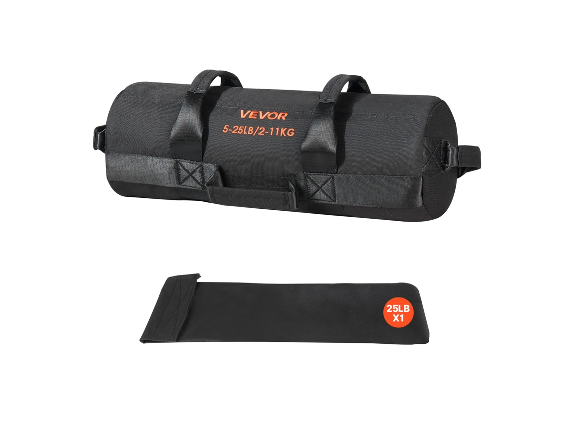 Saco de areia para musculação Vevor 500 x 165 x 165 mm 2,2-11,3 kg