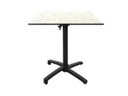 RESTOOTAB Mesa Dobrável para Exterior 70X70 Terrazzo