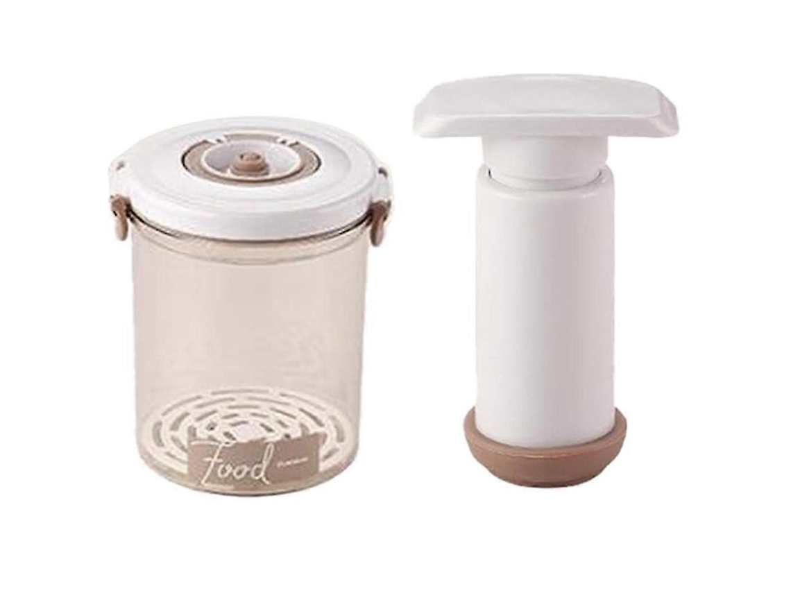 Recipientes A Vácuo Para Armazenamento De Alimentos Com Bomba Manual, Seladora Universal Portátil Desp Ensa, 1,45l