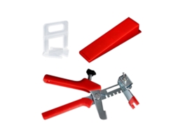 Kit De Nivelamento De Ladrilhos Com Pinça Niveladora Clip E Cunhas Reutilizáveis Para Instalação De Pisos