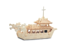 Cais - Maquete Em Madeira Barco Dragão
