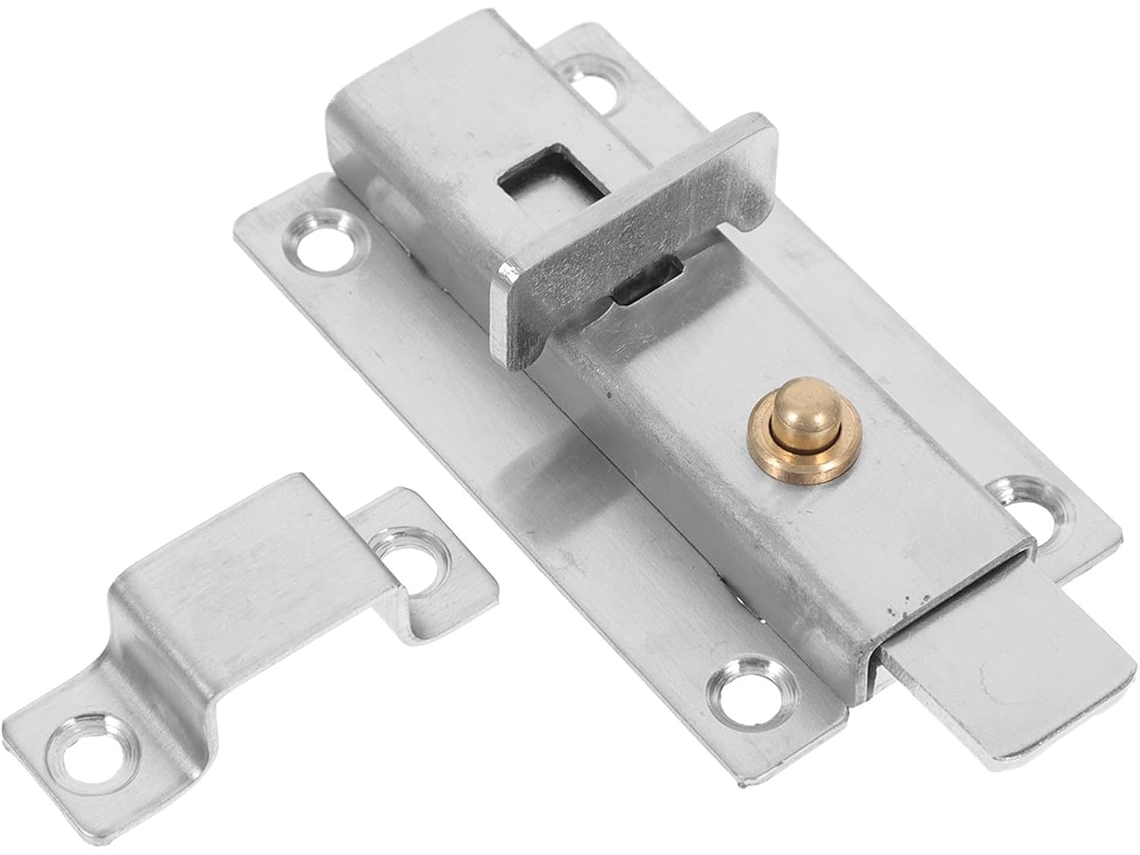 Fechadura De Porta Com Retorno Automático Em Aço Inoxidável