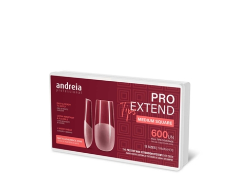 ANDREIA pro extend tips 600 unid medium square