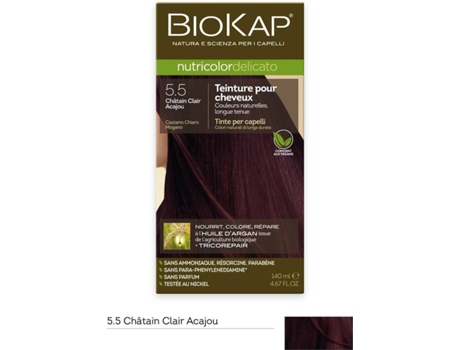 Delicric Nutricolor Tint  Tom 5.5 marrom claro