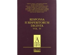 Livro Responsa Iurisperitorum Digesta, Vol. Iv de Mariano Et Al Torcal (Espanhol)