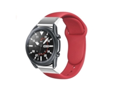 Bracelete Pulseira Silicone Suave para Gramin Foretrex 701 Ballistic Edition Vermelho