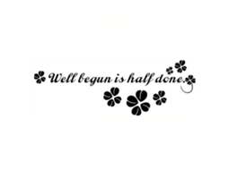 Sticker de Frases em Inglês LAXISCREED Decorativa Parede