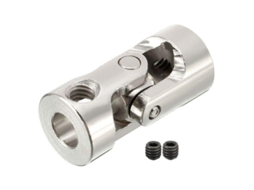 Junta Universal De Eje De Dirección 2-10mm Para Barco Coche Accesorios Diy Plata Acero 45